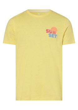 Nils Sundström T-shirt męski Mężczyźni Dżersej żółty nadruk ze sklepu vangraaf w kategorii T-shirty męskie - zdjęcie 152937779