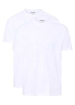 Daniel Hechter T-shirty pakowane po 2 szt. Mężczyźni Bawełna biały jednolity ze sklepu vangraaf w kategorii T-shirty męskie - zdjęcie 152937796