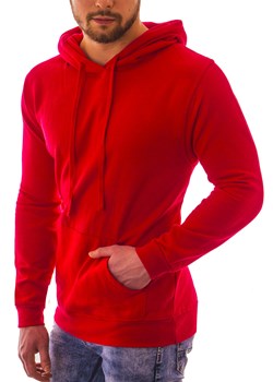 Męska bluza z kapturem  sg1 czerwona ze sklepu Risardi w kategorii Bluzy męskie - zdjęcie 152937938