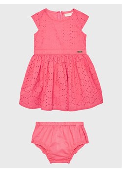Guess Sukienka codzienna A3GK10 WFBC0 Różowy Regular Fit ze sklepu MODIVO w kategorii Odzież dla niemowląt - zdjęcie 152945367
