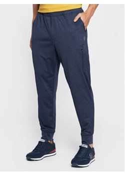 Skechers Spodnie dresowe Ultra Go M1PT79 Granatowy Regular Fit ze sklepu MODIVO w kategorii Spodnie męskie - zdjęcie 152946639