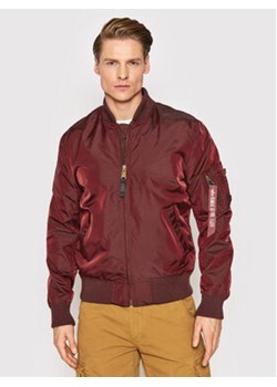Alpha Industries Kurtka bomber Ma-1 Tt 191103 Bordowy Regular Fit ze sklepu MODIVO w kategorii Kurtki męskie - zdjęcie 152947619
