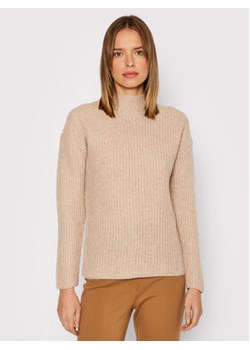 Hugo Sweter Sandricky 50463223 Beżowy Relaxed Fit ze sklepu MODIVO w kategorii Swetry damskie - zdjęcie 152947767