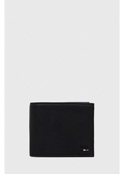 BOSS portfel męski kolor czarny ze sklepu ANSWEAR.com w kategorii Portfele męskie - zdjęcie 152949655