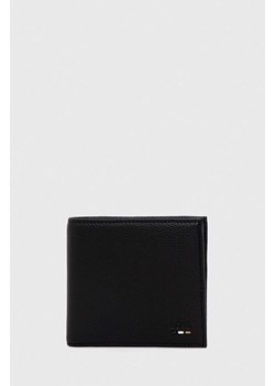 BOSS portfel męski kolor czarny ze sklepu ANSWEAR.com w kategorii Portfele męskie - zdjęcie 152949665