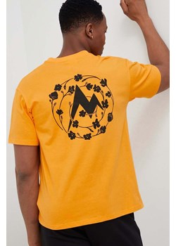 Marmot t-shirt bawełniany kolor żółty z nadrukiem ze sklepu ANSWEAR.com w kategorii T-shirty męskie - zdjęcie 152950247