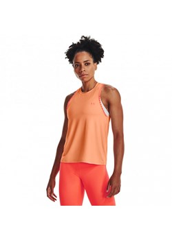 Damski top trenignowy Under Armour Knockout Novelty Tank - pomarańczowy ze sklepu Sportstylestory.com w kategorii Bluzki damskie - zdjęcie 152968857