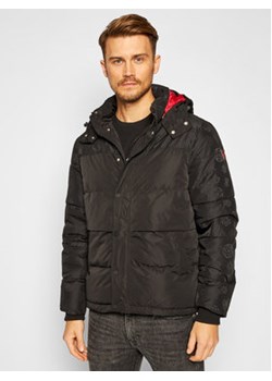 Guess Kurtka puchowa Mixed Logo M0BL34 WD9B0 Czarny Regular Fit ze sklepu MODIVO w kategorii Kurtki męskie - zdjęcie 152987866