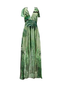 Guess Sukienka codzienna Smocked Venus W3GK50 WE550 Zielony Regular Fit ze sklepu MODIVO w kategorii Sukienki - zdjęcie 152988947
