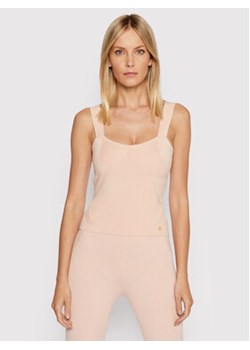 Guess Top W2GR47 Z2YJ2 Różowy Slim Fit ze sklepu MODIVO w kategorii Bluzki damskie - zdjęcie 152989355