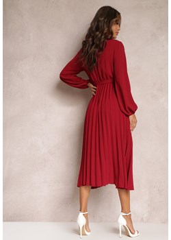 Bordowa Sukienka Phloroe ze sklepu Renee odzież w kategorii Sukienki - zdjęcie 152994348