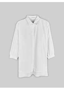 GATE Damska przedłużona bluzka plus size z długimi rękawami 44-46 ze sklepu gateshop w kategorii Koszule damskie - zdjęcie 153034755