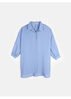 GATE Damska przedłużona bluzka plus size z długimi rękawami 44-46 ze sklepu gateshop w kategorii Koszule damskie - zdjęcie 153034756