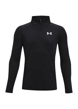 Chłopięcy longsleeve treningowy Under Armour UA Tech 2.0 1/2 Zip - czarny ze sklepu Sportstylestory.com w kategorii T-shirty chłopięce - zdjęcie 153035916