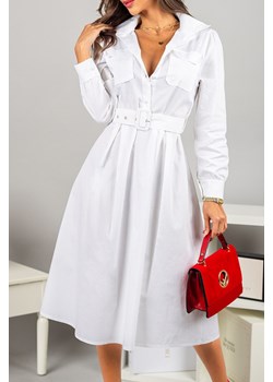 Sukienka BANDERA WHITE ze sklepu Ivet Shop w kategorii Sukienki - zdjęcie 153036128