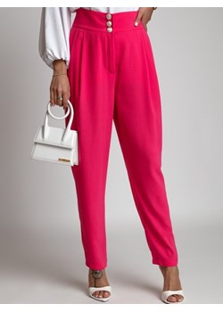 Spodnie Harton Amarantowe ze sklepu Lisa Mayo w kategorii Spodnie damskie - zdjęcie 153036497