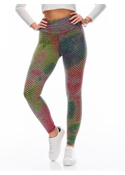 Spodnie damskie legginsy 216PLR - zielone ze sklepu Edoti w kategorii Spodnie damskie - zdjęcie 153047856