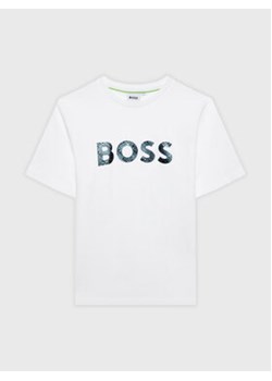 Boss T-Shirt J25O20 D Biały Regular Fit ze sklepu MODIVO w kategorii T-shirty chłopięce - zdjęcie 153048037