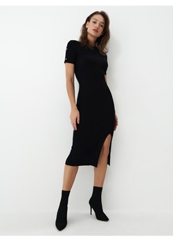 Mohito - Sukienka midi z krótkim rękawem - czarny ze sklepu Mohito w kategorii Sukienki - zdjęcie 153048286
