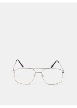 Sinsay - Okulary - Srebrny ze sklepu Sinsay w kategorii Okulary zerówki męskie - zdjęcie 153050206