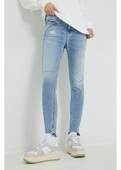 Tommy Jeans jeansy damskie medium waist ze sklepu ANSWEAR.com w kategorii Jeansy damskie - zdjęcie 153057749