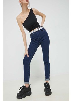 Tommy Jeans jeansy damskie high waist ze sklepu ANSWEAR.com w kategorii Jeansy damskie - zdjęcie 153058226