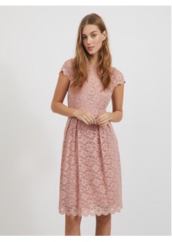 Vila Sukienka 14067460 Różowy Loose Fit ze sklepu MODIVO w kategorii Sukienki - zdjęcie 153061247