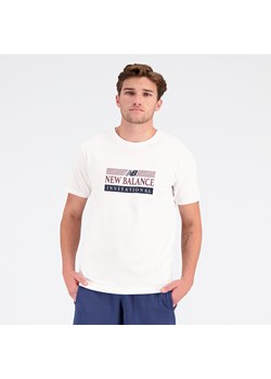 Koszulka męska New Balance MT31906WT – biała ze sklepu New Balance Poland w kategorii T-shirty męskie - zdjęcie 153131247