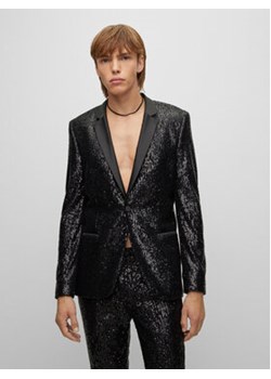 Hugo Marynarka 50486553 Czarny Extra Slim Fit ze sklepu MODIVO w kategorii Marynarki męskie - zdjęcie 153141499