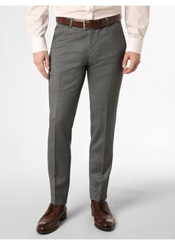 CG - CLUB of GENTS Męskie spodnie od garnituru modułowego Mężczyźni Slim Fit wełna ze strzyży trzcinowy wypukły wzór tkaniny ze sklepu vangraaf w kategorii Spodnie męskie - zdjęcie 153142016