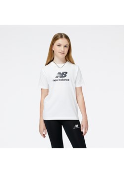 Koszulka dziecięca New Balance YT31541WT – biała ze sklepu New Balance Poland w kategorii Bluzki dziewczęce - zdjęcie 153142067