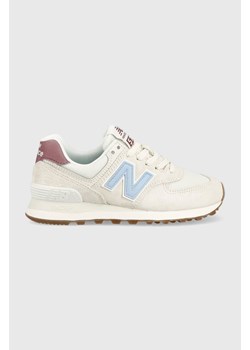 New Balance sneakersy WL574RD kolor beżowy WL574RD-4RD ze sklepu ANSWEAR.com w kategorii Buty sportowe damskie - zdjęcie 153144655