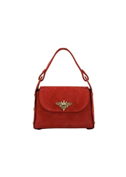 Zamszowe torebki wizytowe - Czerwone jasne ze sklepu Barberinis w kategorii Listonoszki - zdjęcie 153145547