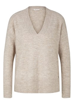 TOM TAILOR Denim Sweter w kolorze beżowym ze sklepu Limango Polska w kategorii Swetry damskie - zdjęcie 153165445