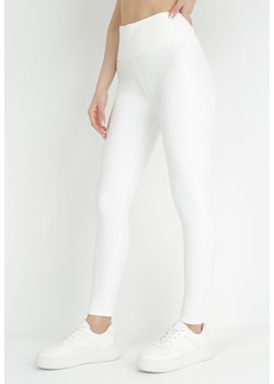 Białe Legginsy Draven ze sklepu Born2be Odzież w kategorii Spodnie damskie - zdjęcie 153197839