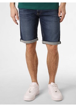 Tommy Jeans Męskie spodenki jeansowe Mężczyźni Bawełna dark stone jednolity ze sklepu vangraaf w kategorii Spodenki męskie - zdjęcie 153201026
