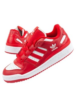 Buty sportowe adidas Forum Low Cl U HQ1495 czerwone ze sklepu ButyModne.pl w kategorii Buty sportowe damskie - zdjęcie 153207787