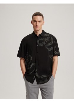 Koszula PREM VIS SH Czarny-Szary L ze sklepu Diverse w kategorii Koszule męskie - zdjęcie 153222047