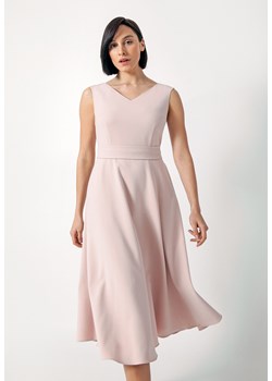 Rozkloszowana sukienka w kolorze jasnego różu ze sklepu Molton w kategorii Sukienki - zdjęcie 153237816