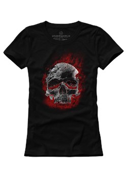 T-shirt damski UNDERWORLD Skull in fire ze sklepu morillo w kategorii Bluzki damskie - zdjęcie 153250355