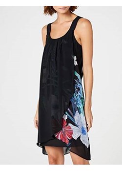 DESIGUAL CZARNA WARSTWOWA SUKIENKA PRINT (40) ze sklepu SUPELO w kategorii Sukienki - zdjęcie 153252787