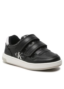 Sneakersy Calvin Klein Jeans - Low Cut Velcro Sneaker V1X9-80548-1355 S Black 999 ze sklepu eobuwie.pl w kategorii Trampki dziecięce - zdjęcie 153273187