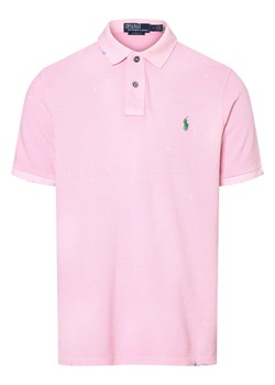Polo Ralph Lauren Męska koszulka polo Mężczyźni Bawełna różowy jednolity ze sklepu vangraaf w kategorii T-shirty męskie - zdjęcie 153288259