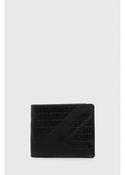 Pepe Jeans portfel skórzany męski kolor czarny ze sklepu ANSWEAR.com w kategorii Portfele męskie - zdjęcie 153354858