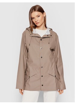 Rains Kurtka przeciwdeszczowa Unisex 1201 Beżowy Regular Fit ze sklepu MODIVO w kategorii Kurtki damskie - zdjęcie 153365977