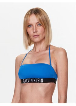 Calvin Klein Swimwear Góra od bikini KW0KW01966 Niebieski ze sklepu MODIVO w kategorii Stroje kąpielowe - zdjęcie 153373616