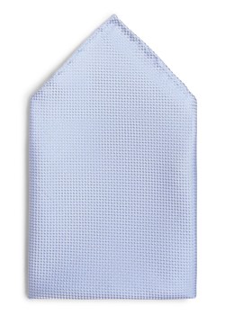 Olymp Level Five Poszetka jedwabna męska Mężczyźni Jedwab jasnoniebieski wypukły wzór tkaniny ze sklepu vangraaf w kategorii Poszetki i butonierki - zdjęcie 153380915