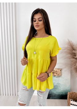 bluzka booble żółta uni ze sklepu UBRA w kategorii Bluzki damskie - zdjęcie 153385069