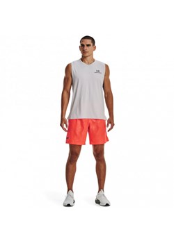 Męskie spodenki treningowe Under Armour UA Tech Woven Emboss Short - pomarańczowe ze sklepu Sportstylestory.com w kategorii Spodenki męskie - zdjęcie 153386668