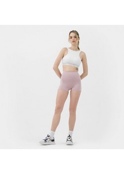 Damskie legginsy krótkie treningowe CALVIN KLEIN WOMEN 00GWS3L703 - różowe ze sklepu Sportstylestory.com w kategorii Szorty - zdjęcie 153387675